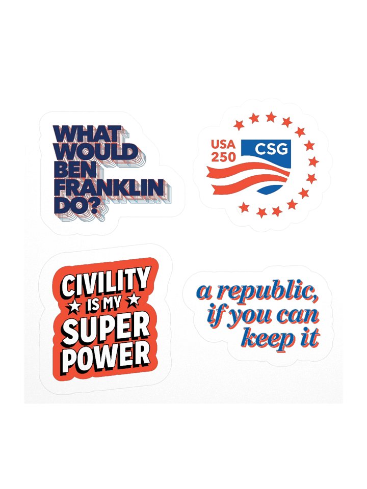 Stick With Democracy — Sticker Set product image (1)