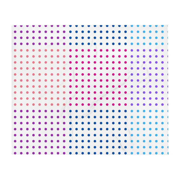 Multicolored Patterned Dots Throw Blanket product image (2)