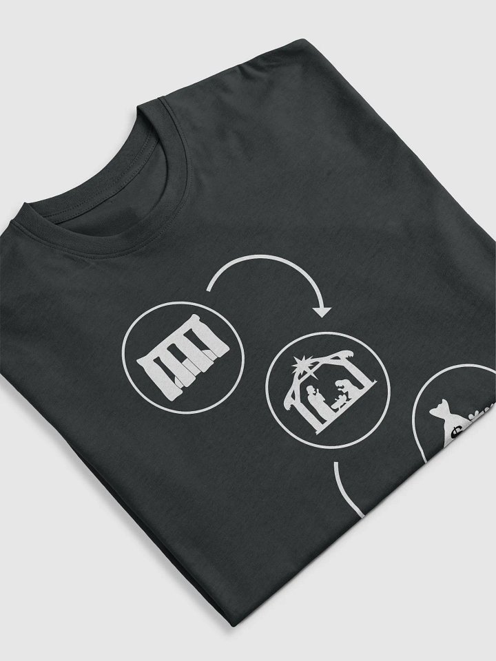 The Evolution of Christmas - Cotton Heritage Men's Premium Heavyweight Tee product image (1)