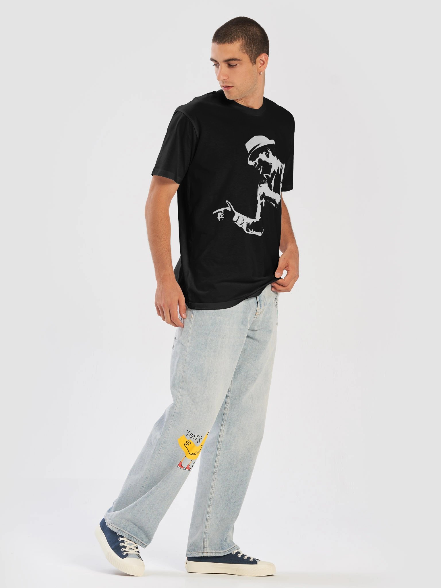 Camiseta Negra Con Silueta product image (5)