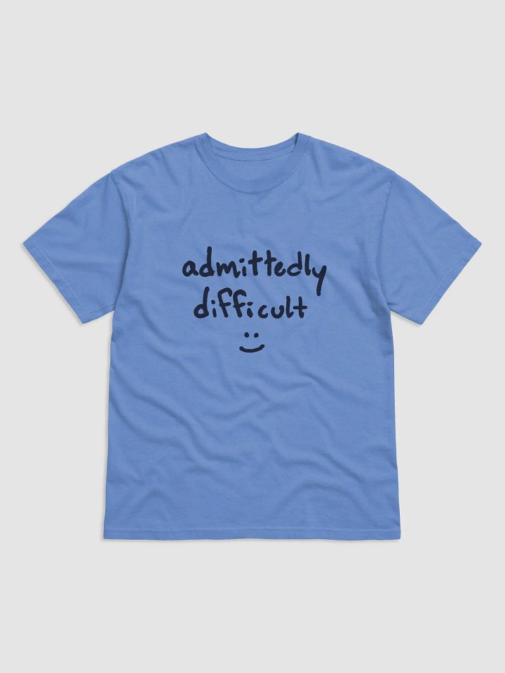 admittedly difficult (#141728) garment-dyed tee product image (1)