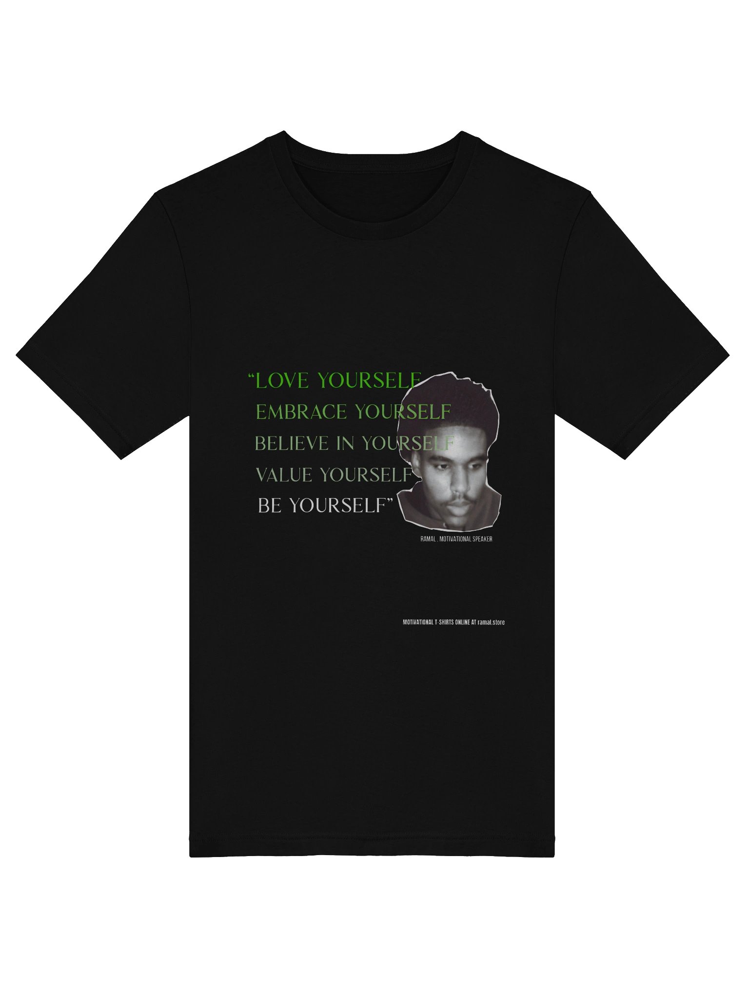 MOTIVATIONAL T-SHIRT - GREEN LETTERS product image (5)