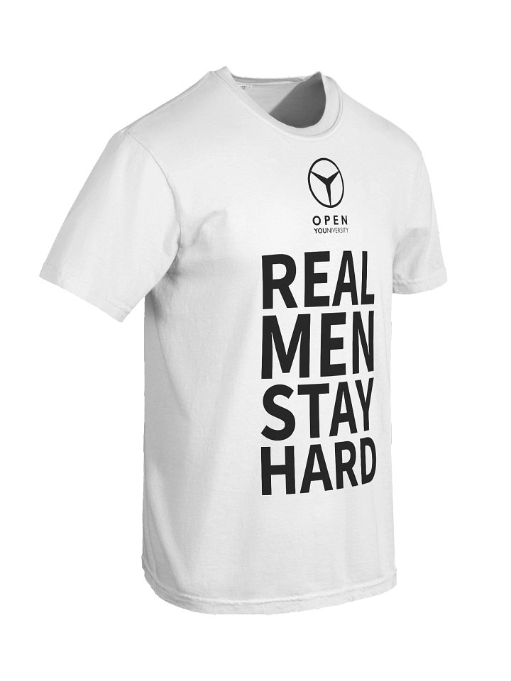 REAL MEN STAY HARD - White Version product image (2)