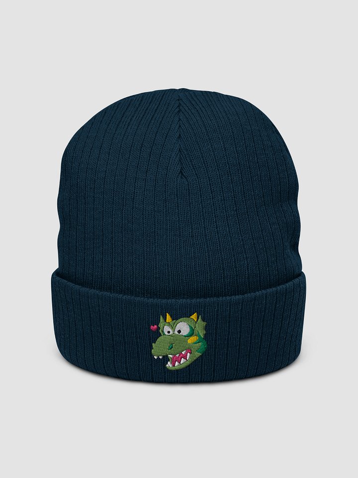 Love Dragon Green Recycled Cuffed Beanie product image (1)