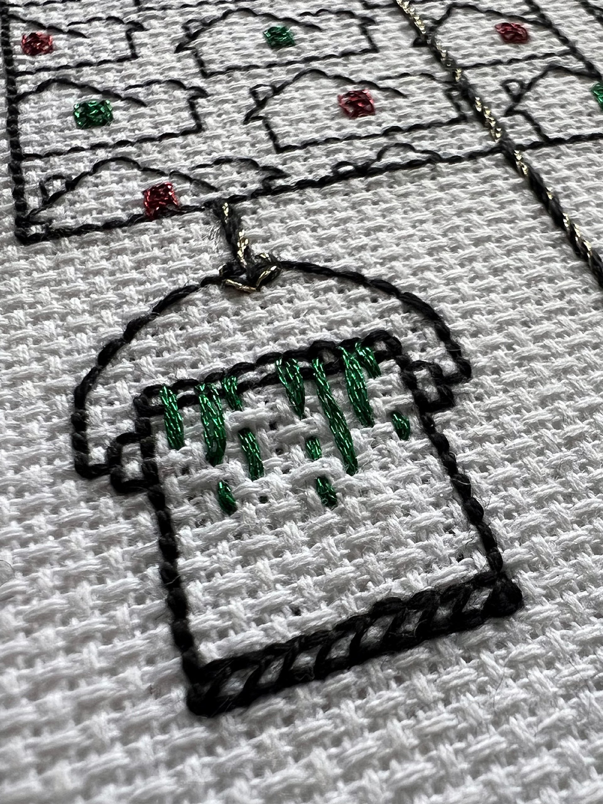 Keep The Change • Blackwork Cross Stitch Pattern • PDF Digital Download product image (5)