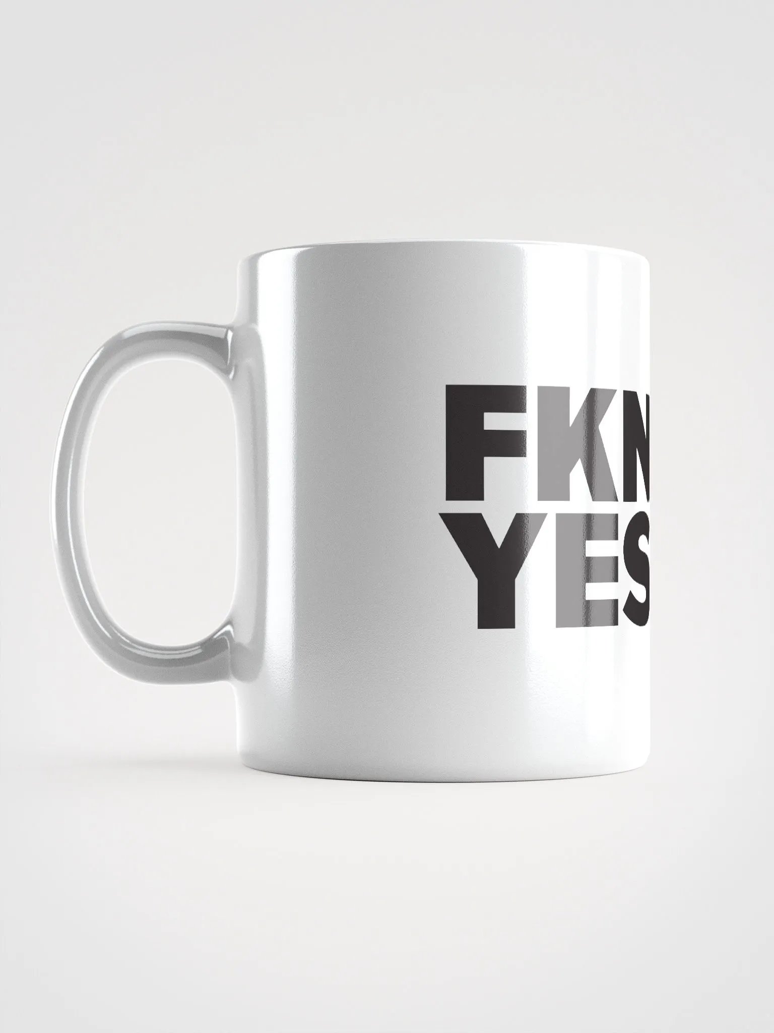 FKN YES White Mug product image (6)