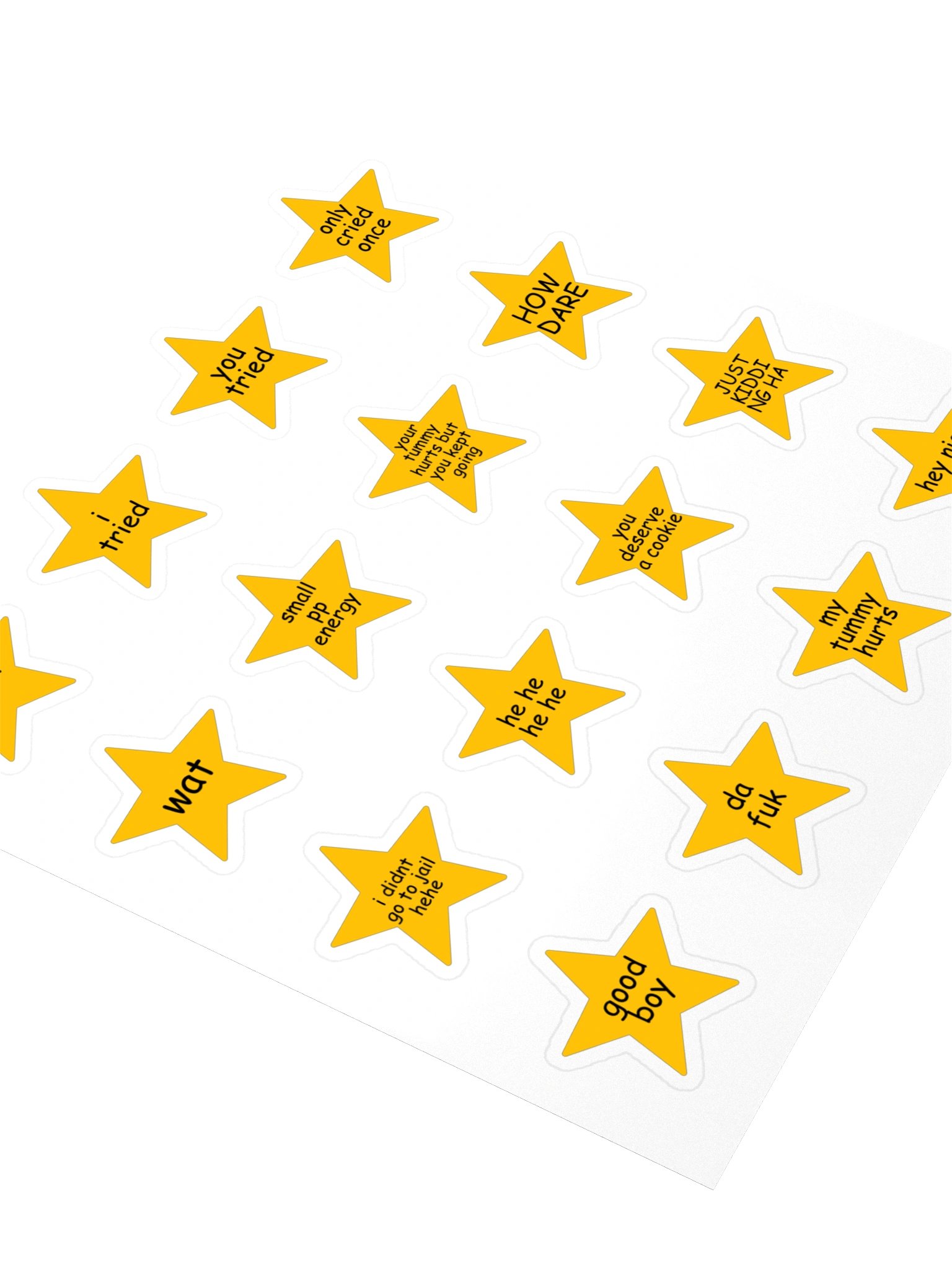 Gold Stickers for cool kids product image (3)