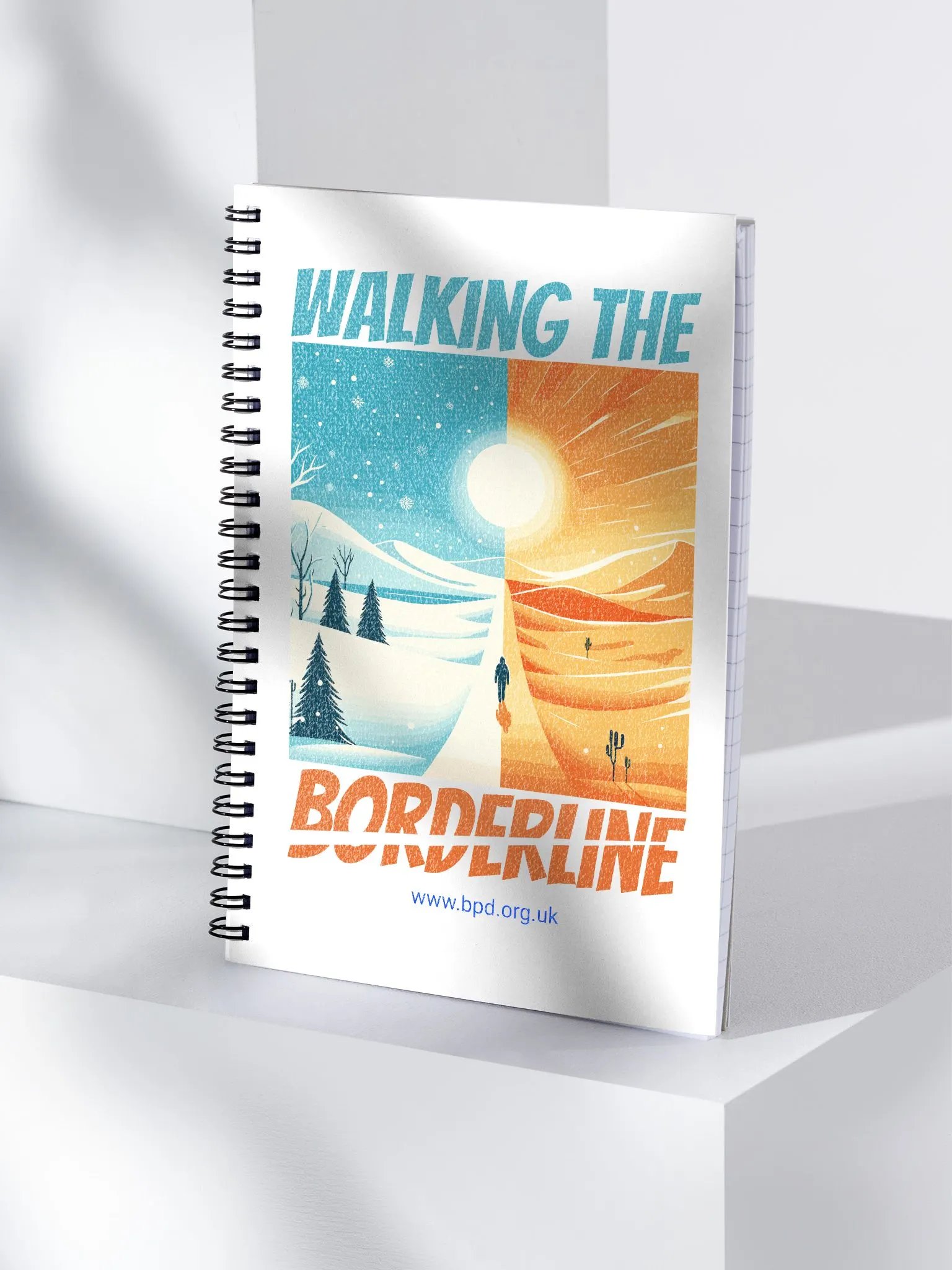 Walking The Borderline: BPD Awareness Notebook product image (1)