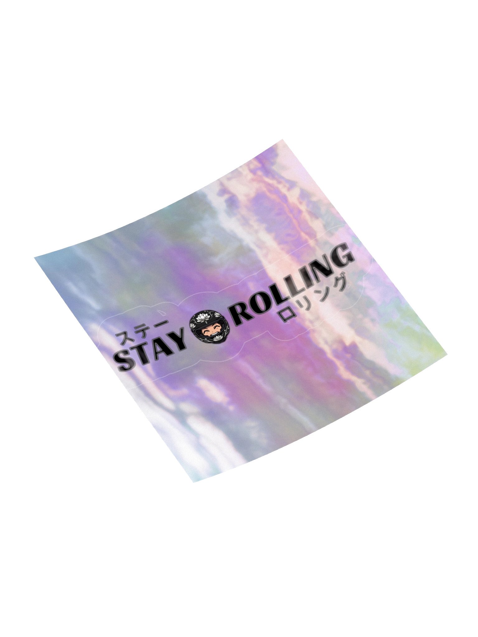 "Stay Rolling" Holographic Sticker product image (4)