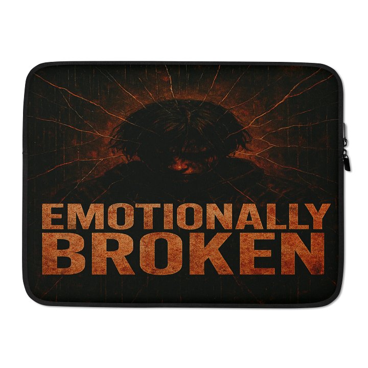 Emotionally Broken Laptop Sleeve product image (2)