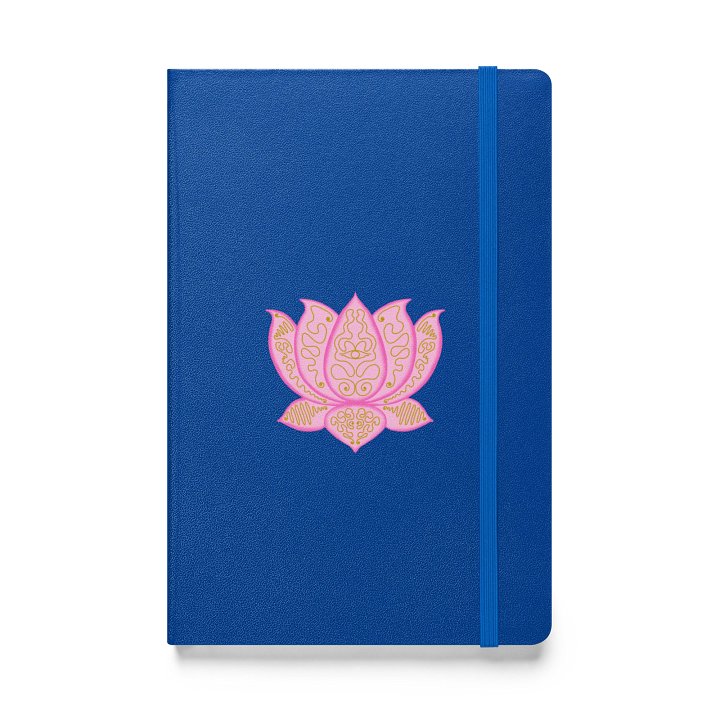 Golden Lotus Hardcover Notebook product image (1)