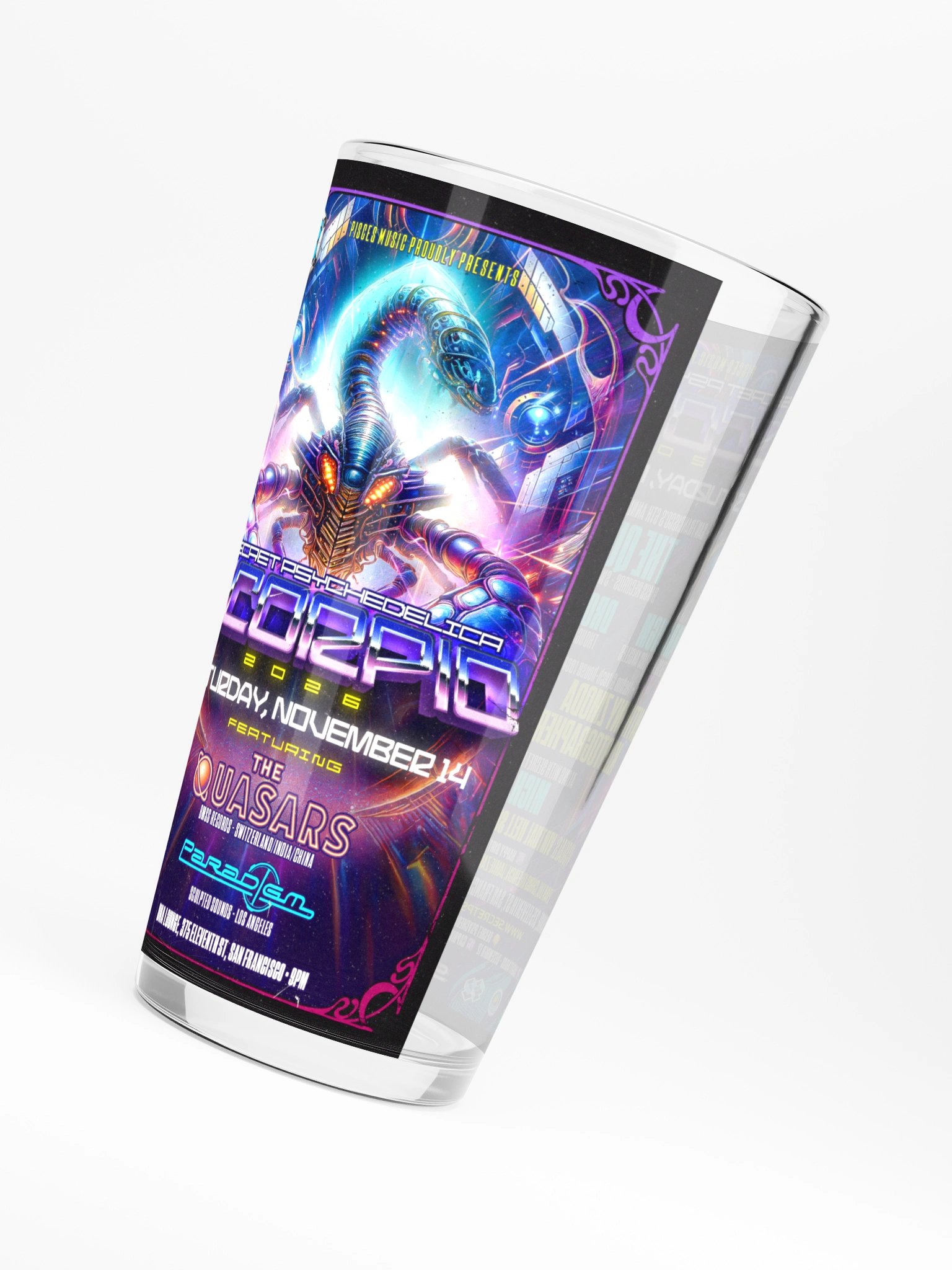 Scorpio 2026 Shaker Pint Glass product image (4)