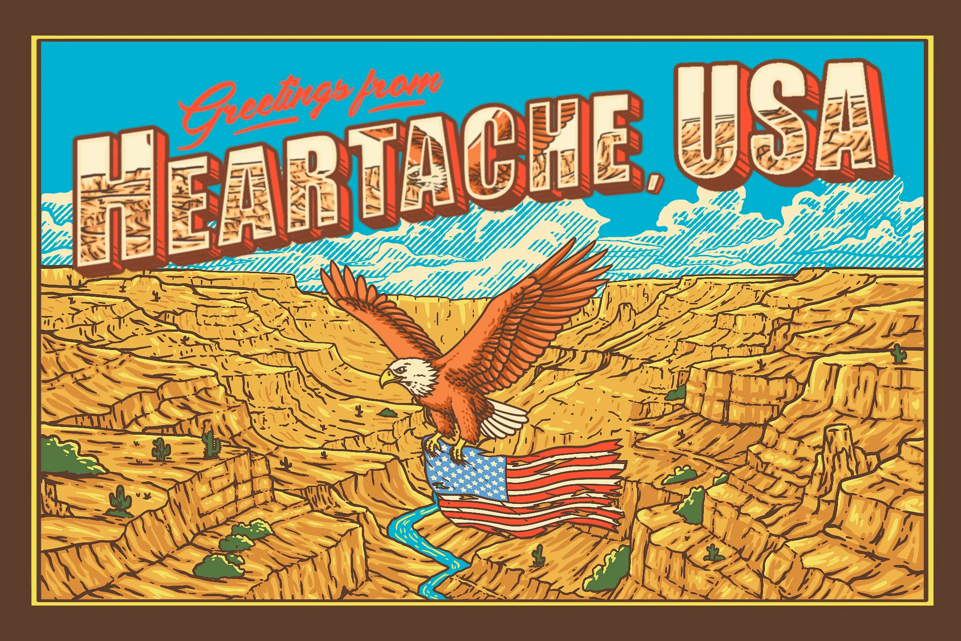 Heartache, USA Postcard product image (1)