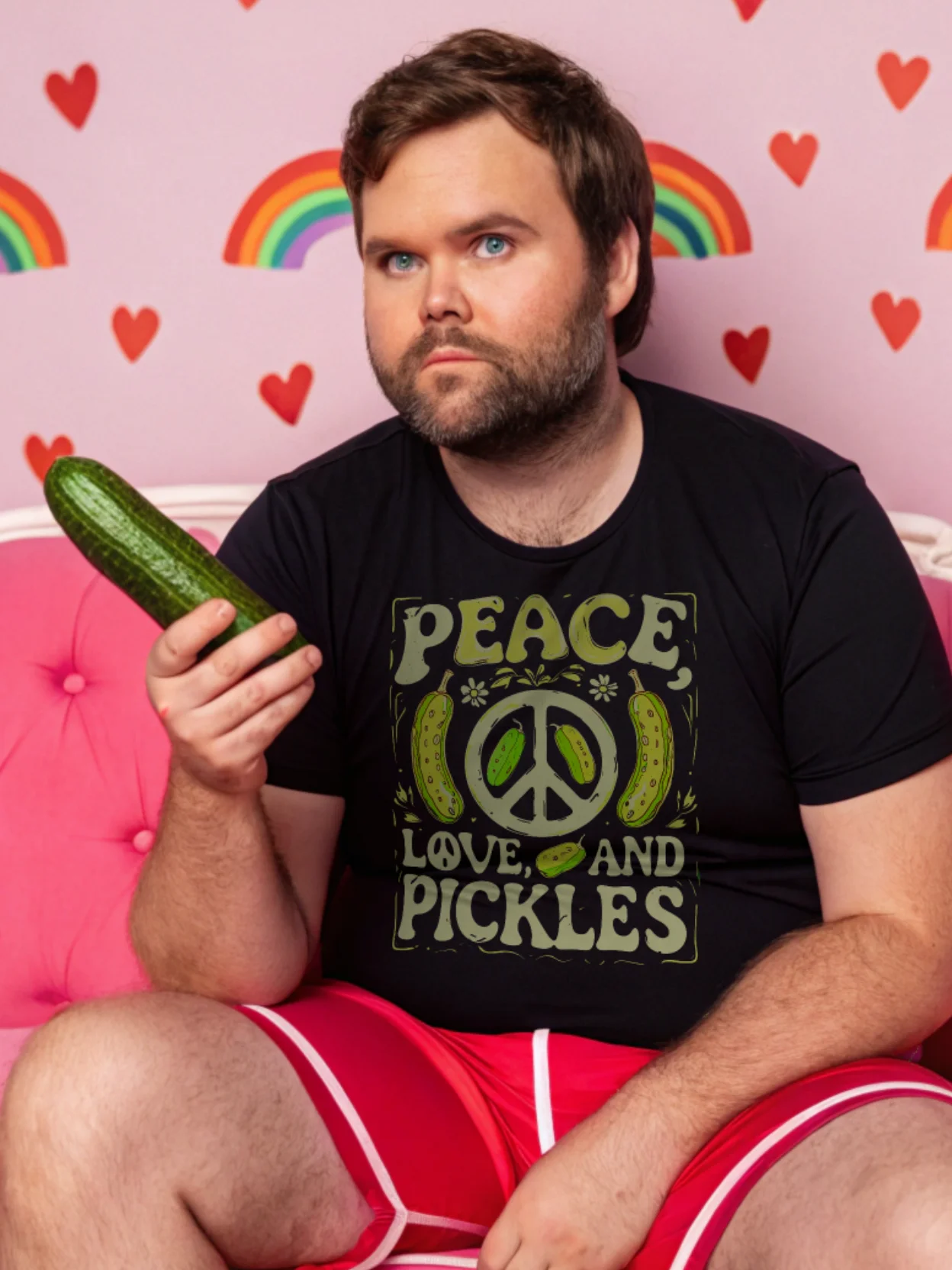 Peace, Love, and Pickles T-Shirt product image (4)