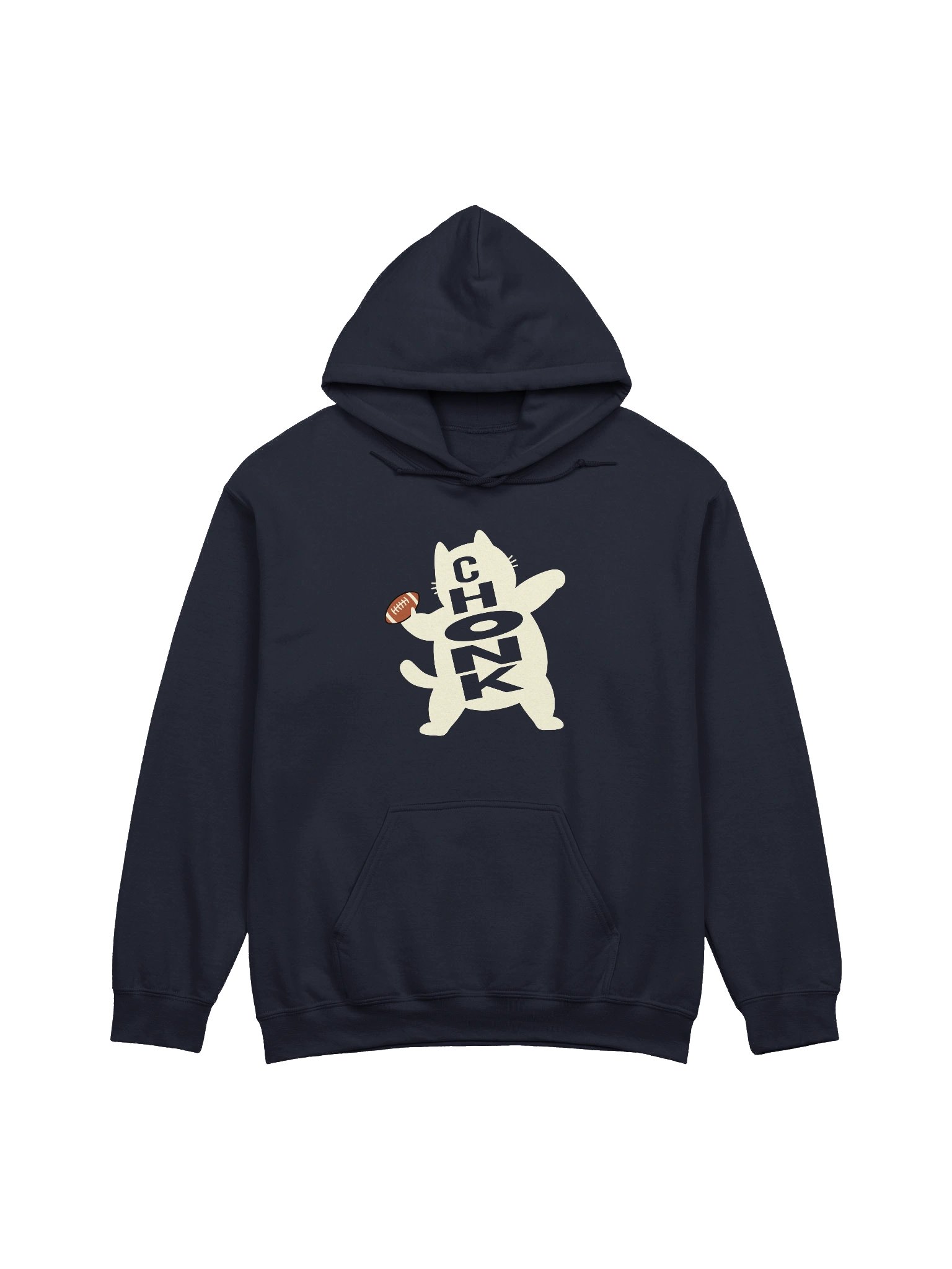American Football Chonk Cat 2 - Unisex Adult Heavy Blend Hoodie product image (1)
