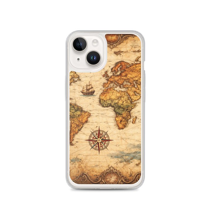 Vintage World Map Phone Case product image (4)