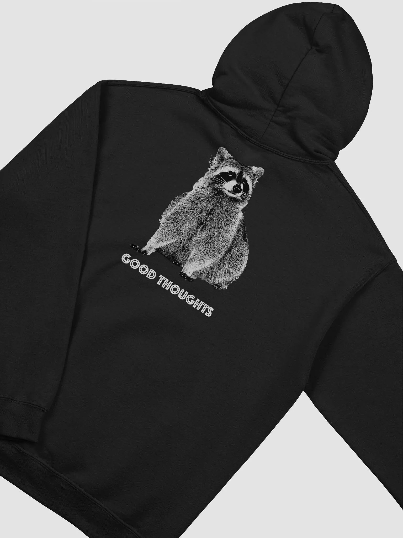 Good Thoughts Raccoon - Lunch Therapy - Unisex Heavy Blend™ Hooded Sweatshirt product image (3)