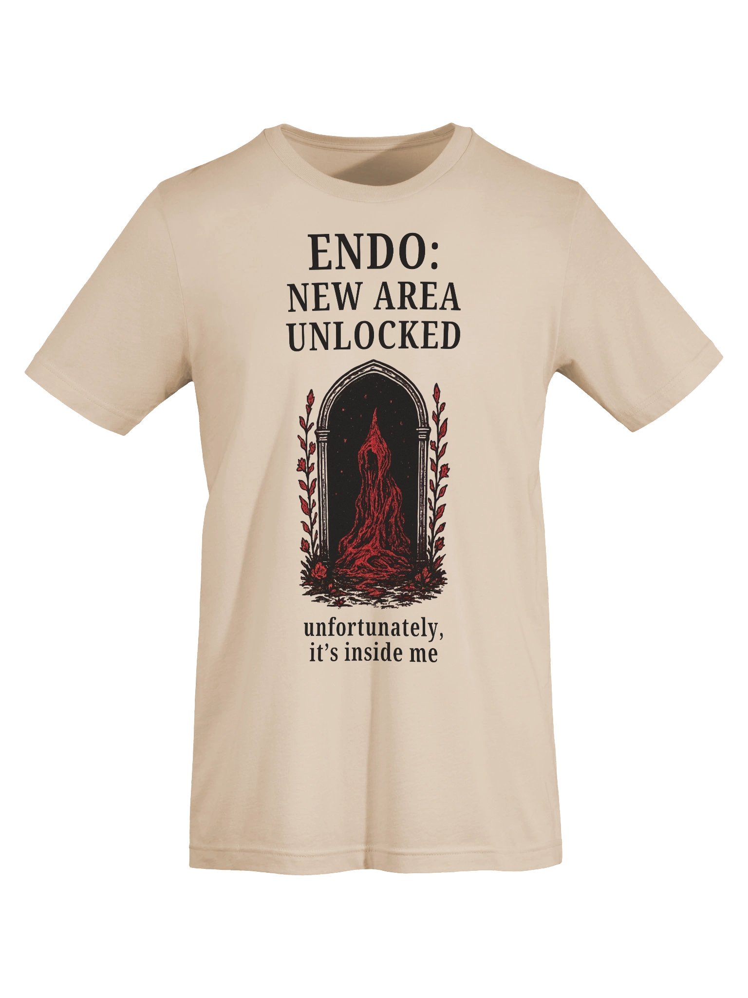 Endometriosis New Area Unlocked Shirt | Endo Awareness & Pelvic Pain Tee product image (5)