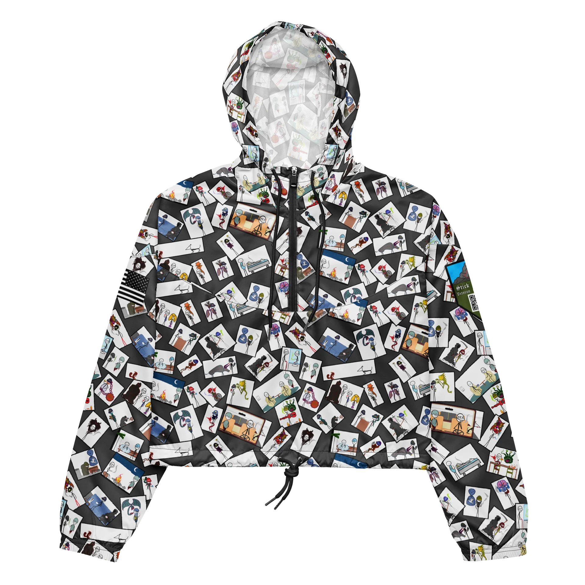 Stick Vet Womens Cropped Windbreaker product image (2)