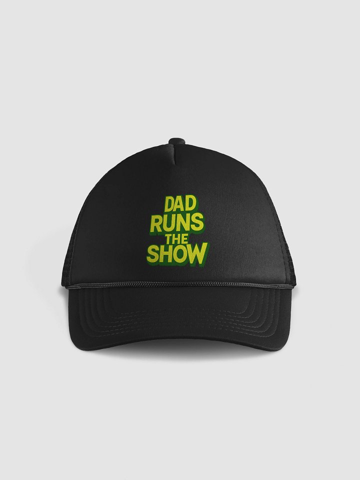 Dad Runs the Show Trucker Hat – Funny Dad Hat for Father’s Day Gift product image (9)