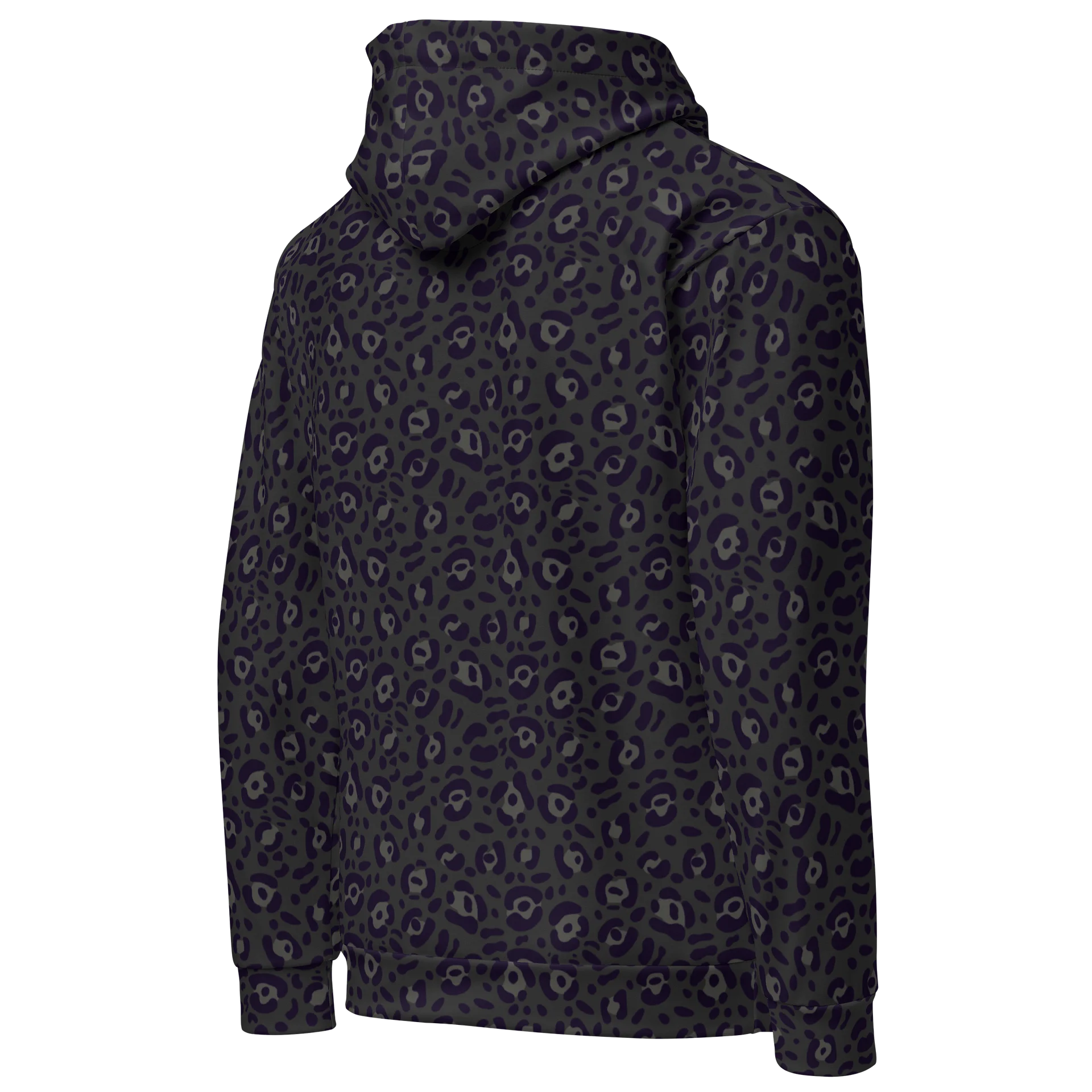Comfortable Sustainable Hoodie with Bold Black Leopard Print product image (5)