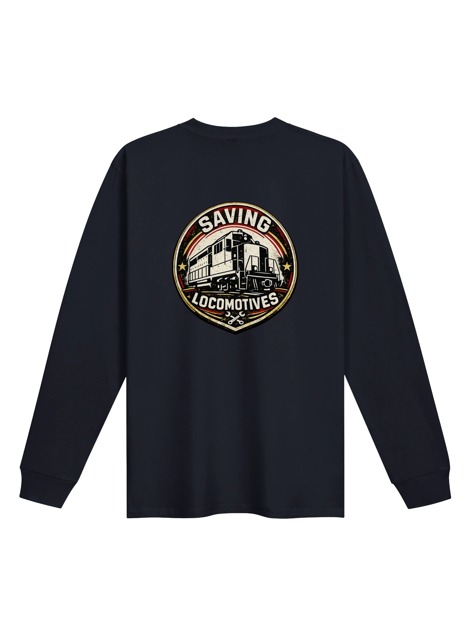 Saving Locomotives Badge Long Sleeve Tee product image (4)