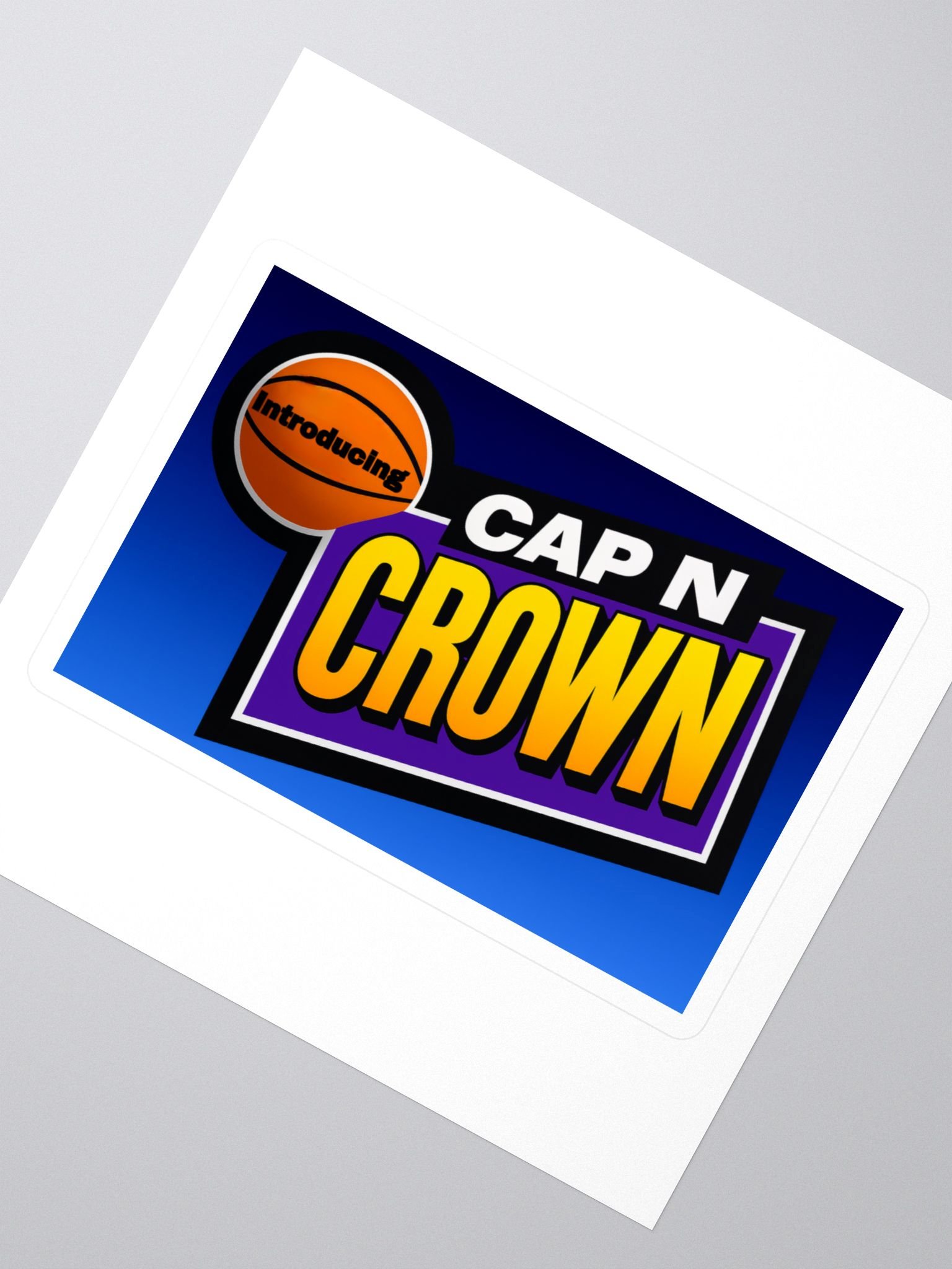 Cap N Crown Logo Sticker (NBA Inside Stuff) product image (2)