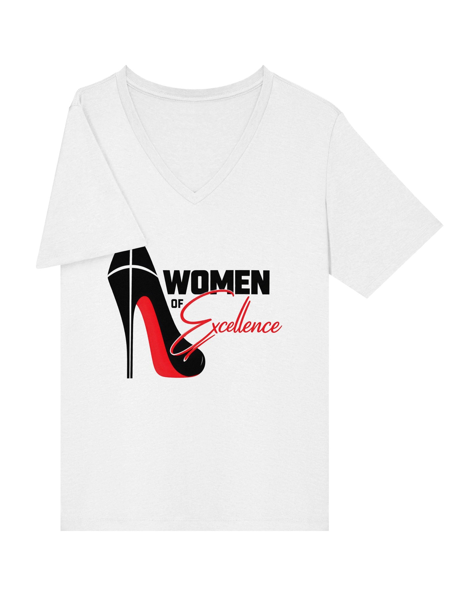 V Neck T-Shirt - Women’s Fitted Tee product image (3)