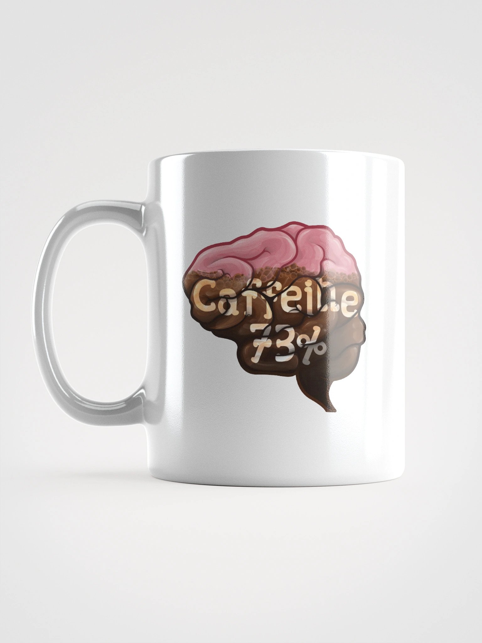 coffee brain (Glossy Mug) product image (6)