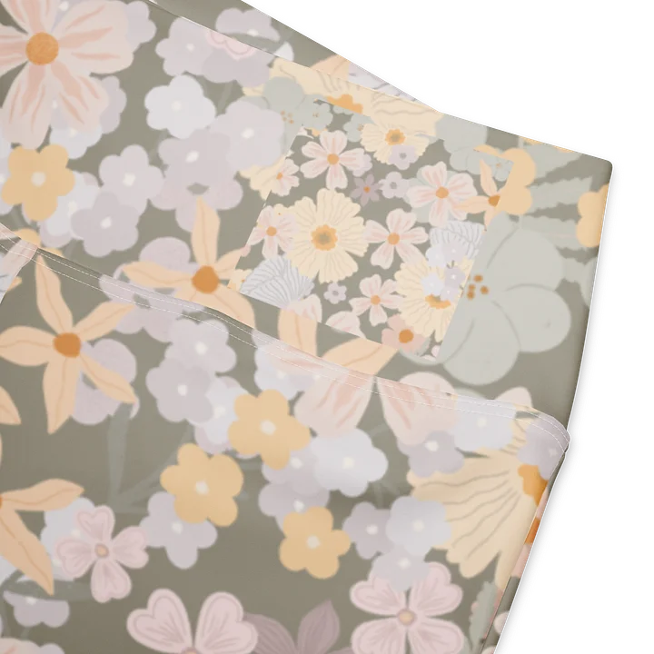 Pastel Cottage Floral Flare Yoga Leggings product image (1)