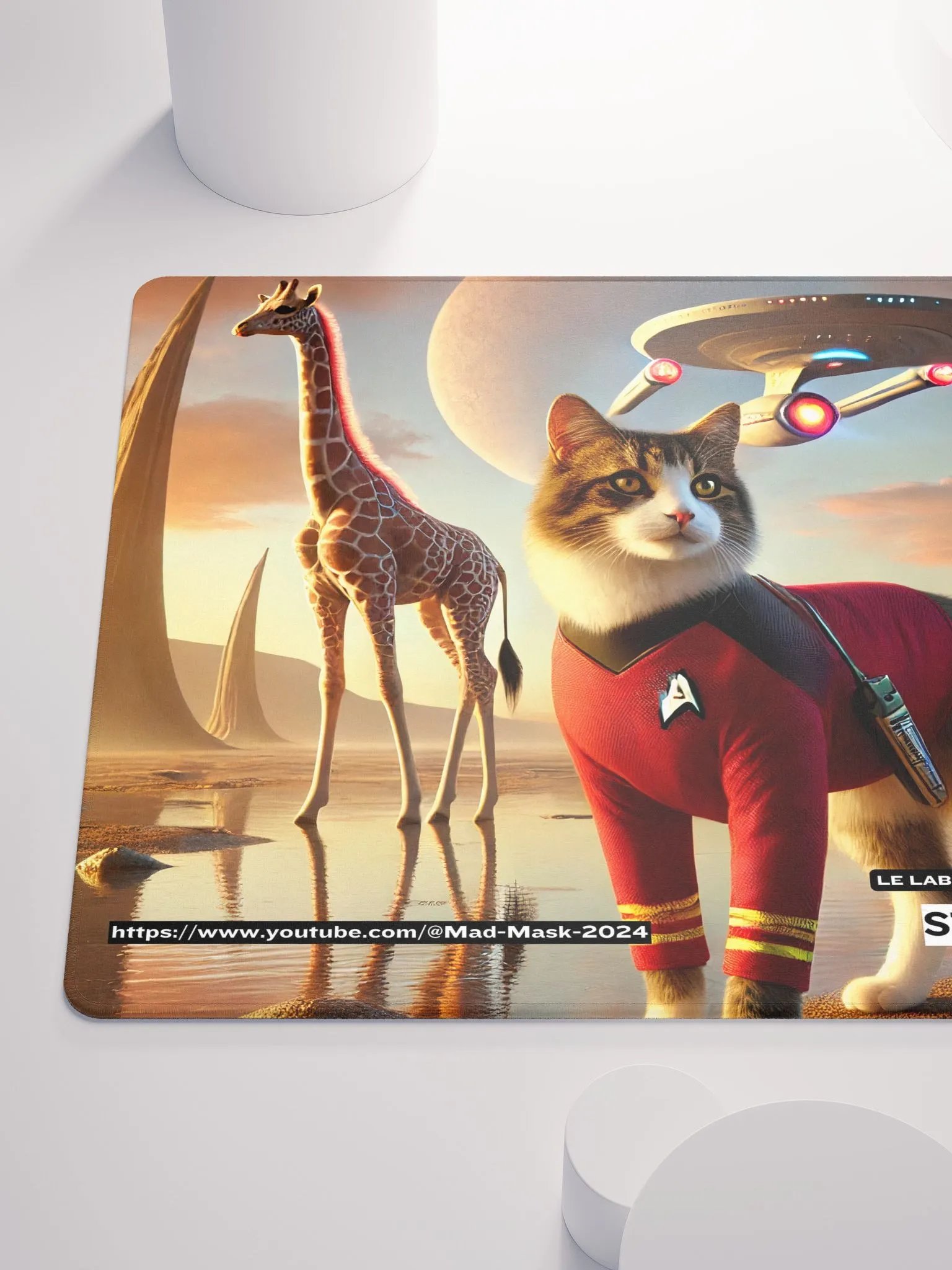 Mouse Pad Gaming Star Cat product image (6)