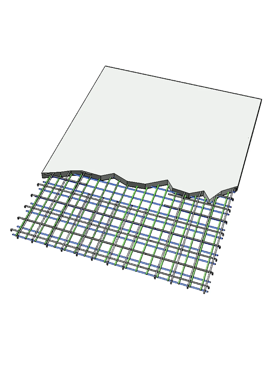 Slab Reinforcement Plan: DWG / PDF / SKP Files product image (2)