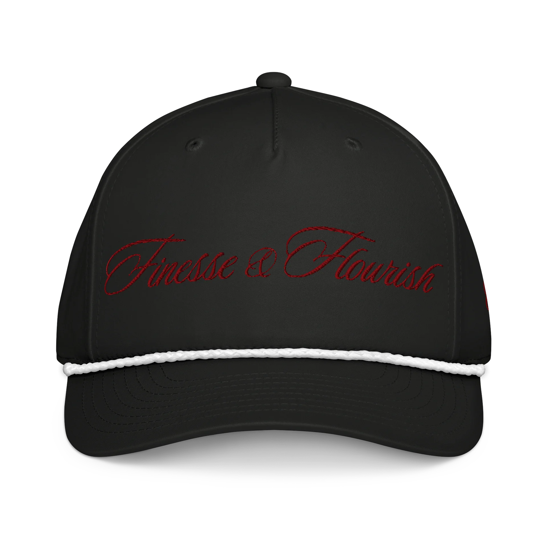 F&F Script Five-Panel Classic Rope Cap (MRN) product image (9)