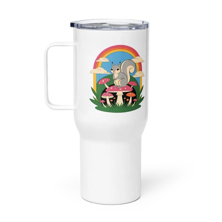 Rainbow Squirrel Adventure Travel Mug product image (1)