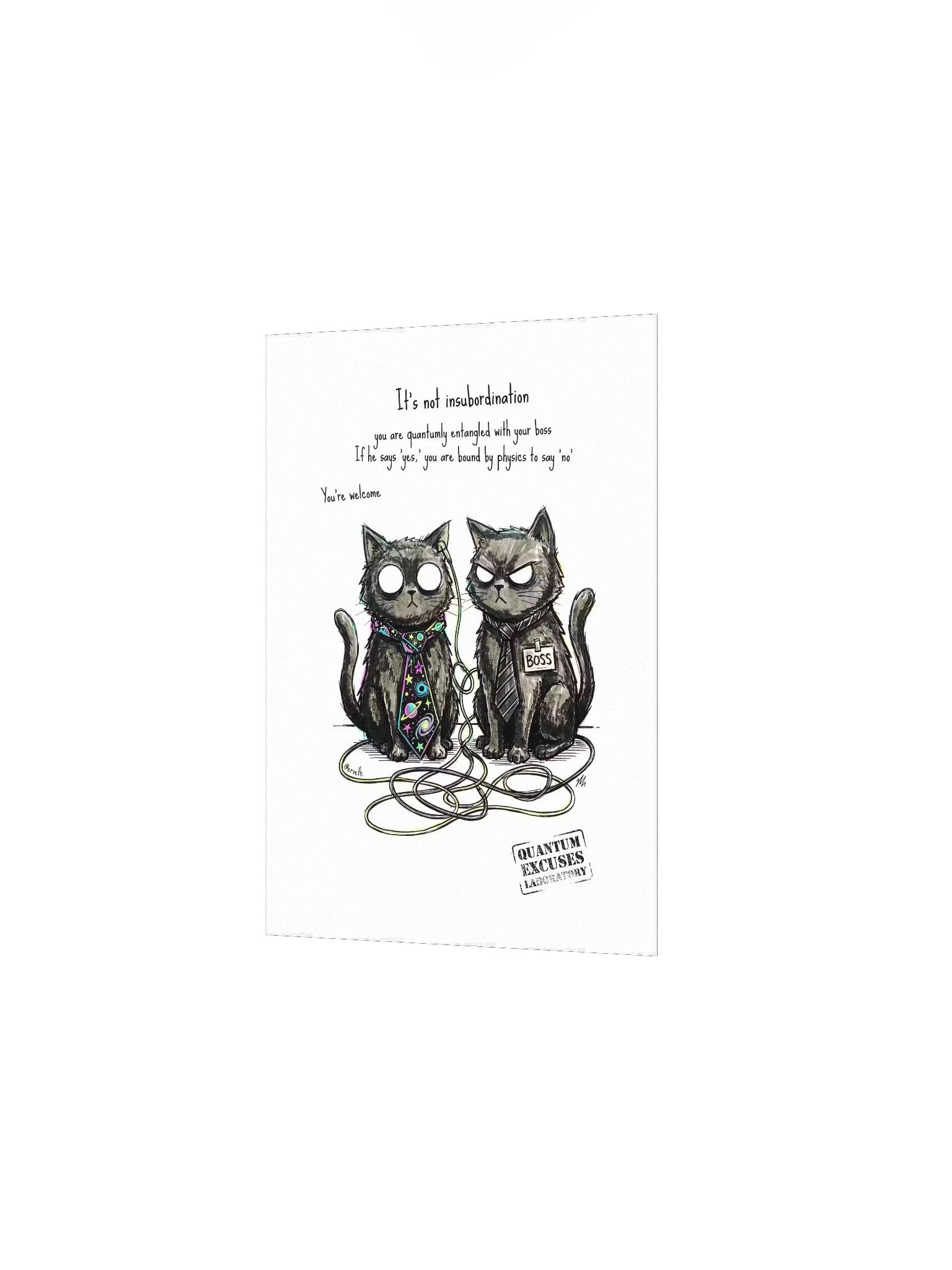 Quantum Cat Tips VI – Workplace Entanglement product image (5)