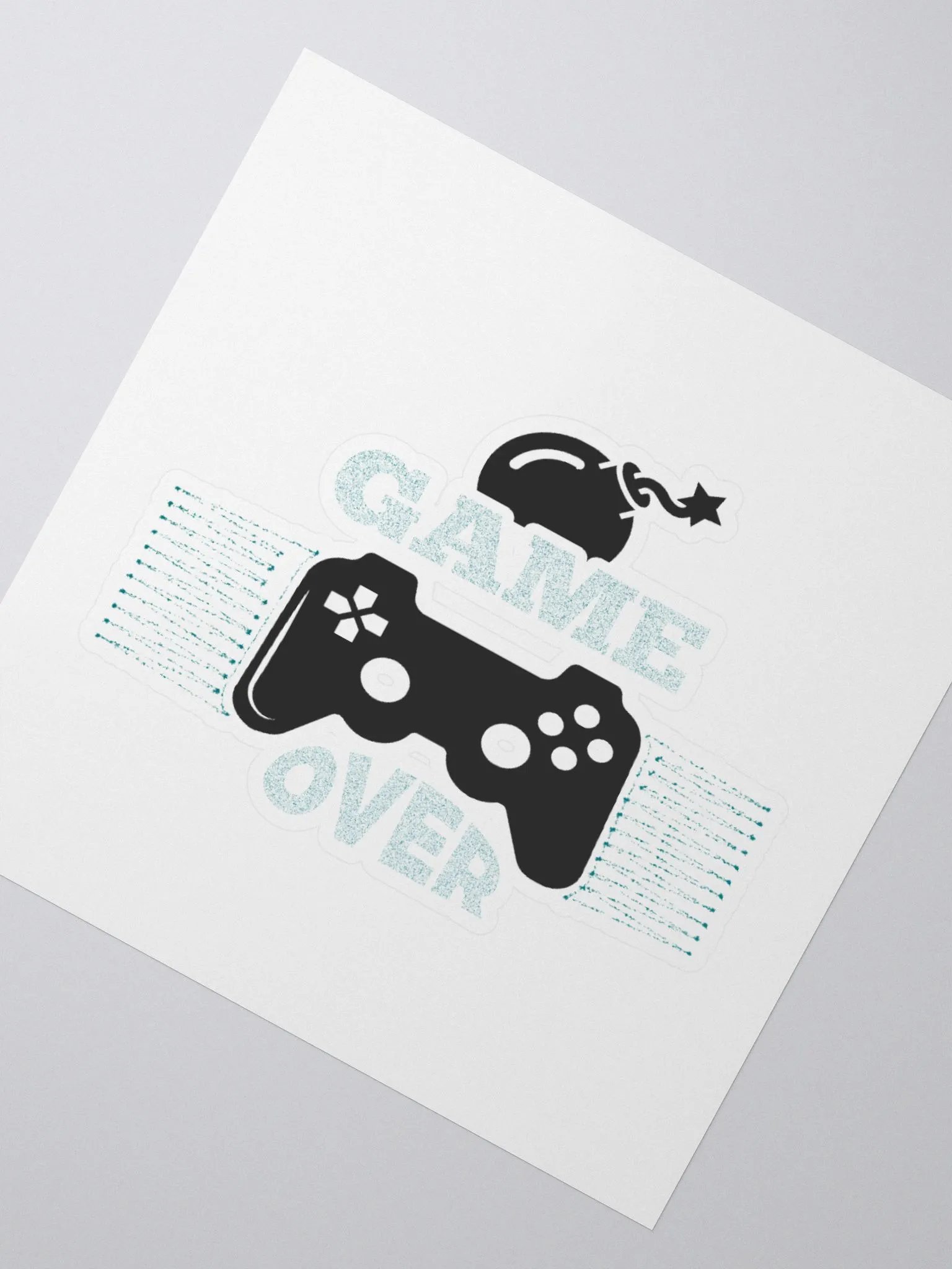 Game Over Controller and Cat Sticker Set product image (5)