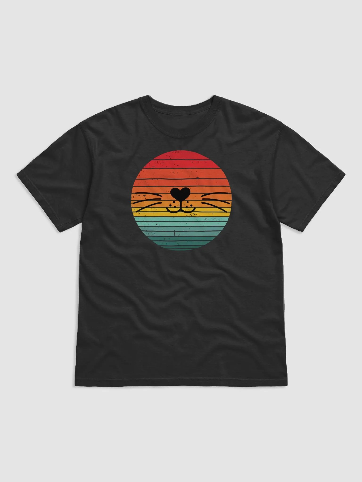 Retro Sunset Smiling Cat product image (2)