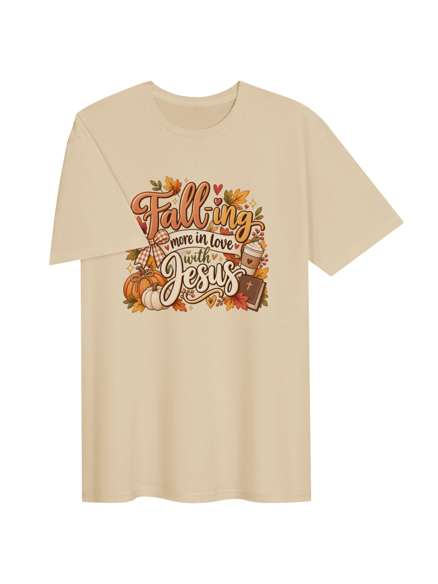 Fall-ing More in Love with Jesus Tee | 1 John 4:19 product image (123)