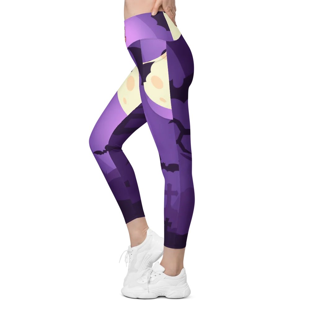 All-Over Print Leggings with Pockets product image (6)
