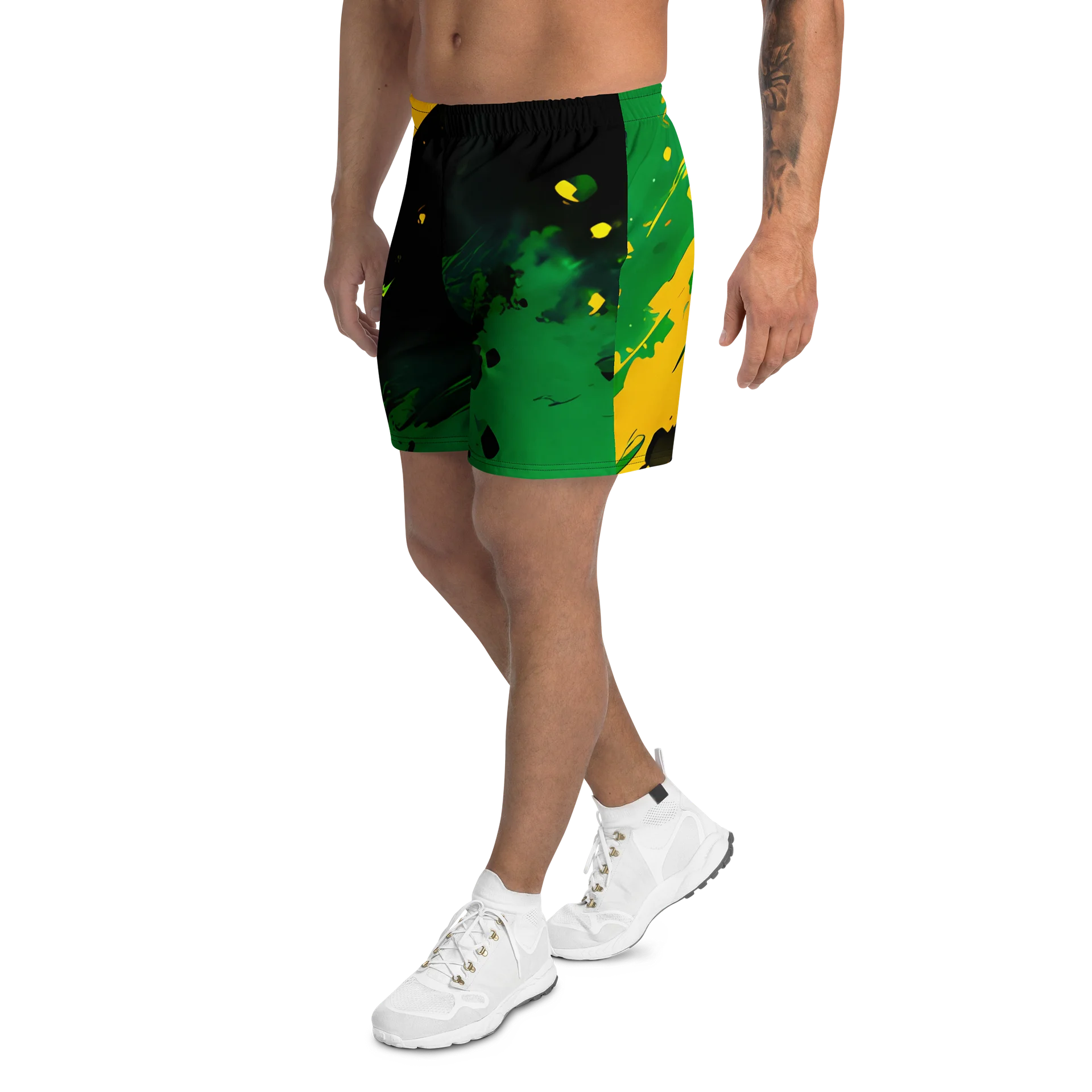 Vintage Jamaica Sport Print - Caribbean Apples | Athletic Long Shorts product image (5)