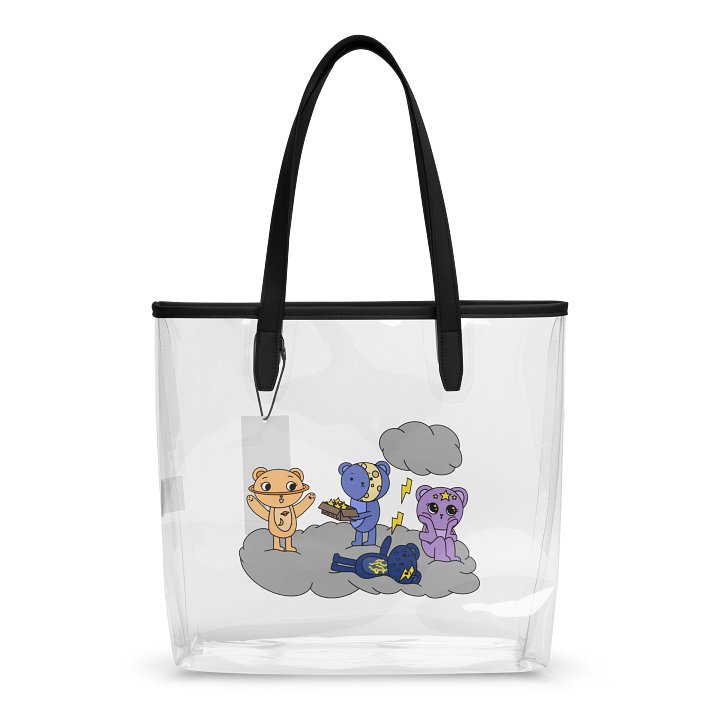 Night Bears Clear Tote Bag product image (2)