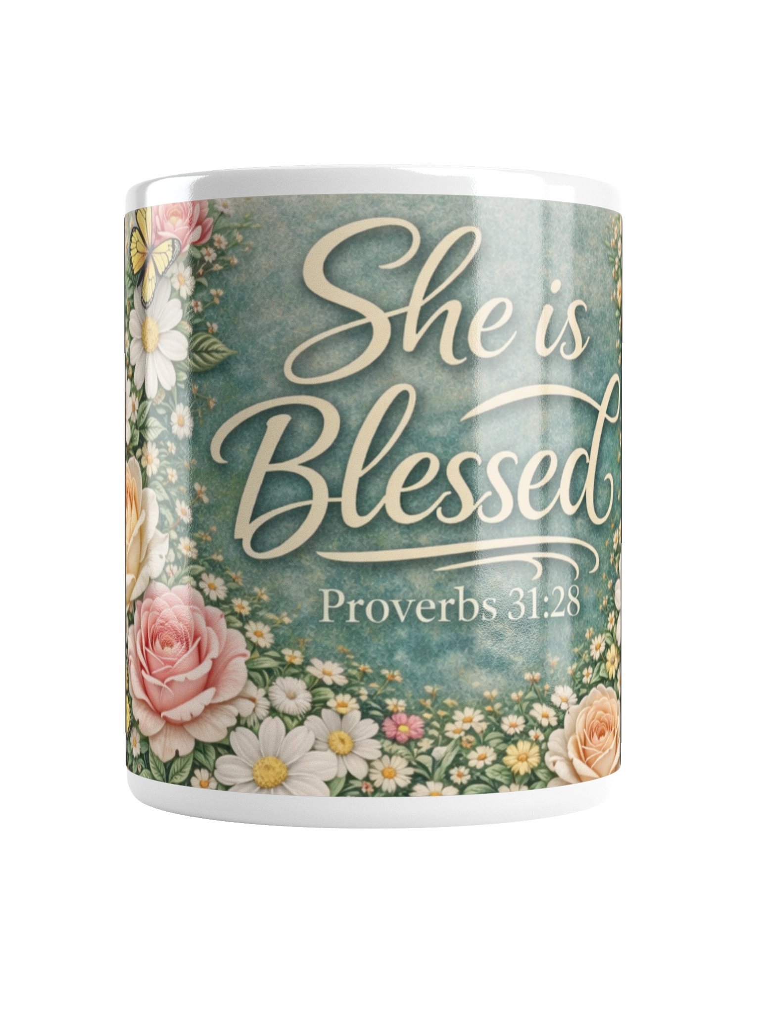 Blessed Heart Floral Mug product image (2)