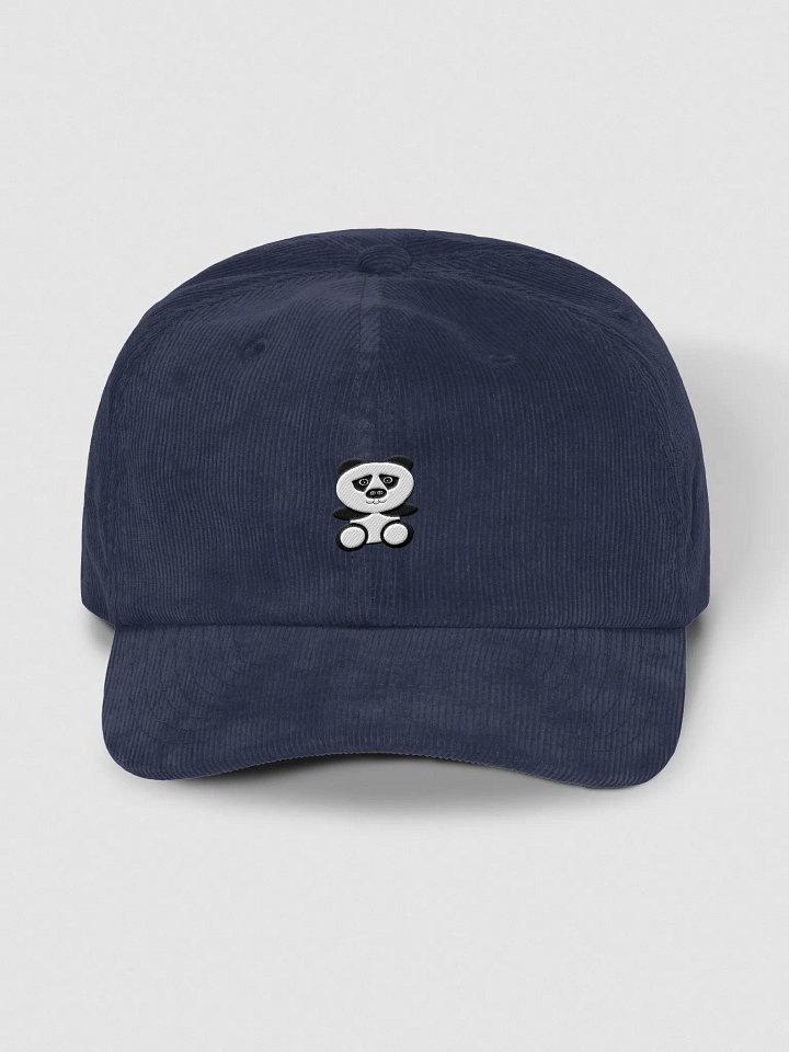 Whimsical Panda Corduroy Dad Hat product image (1)