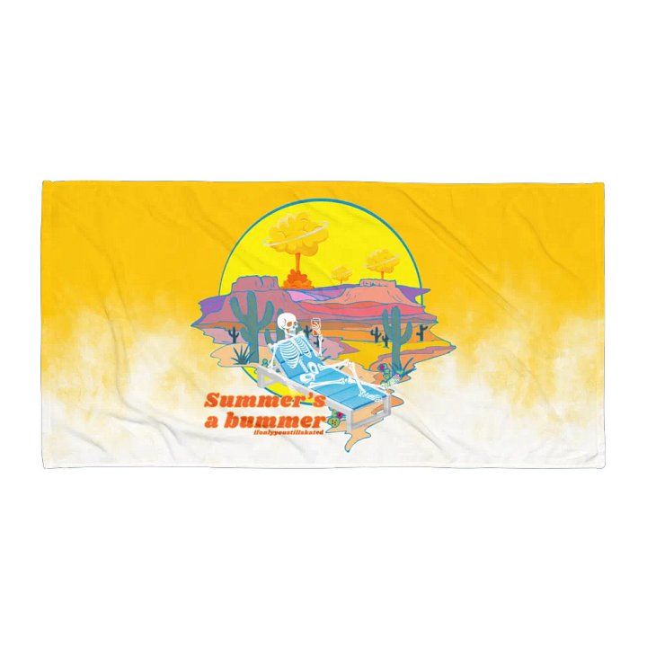 Summers a Bummer Beach Towel product image (1)