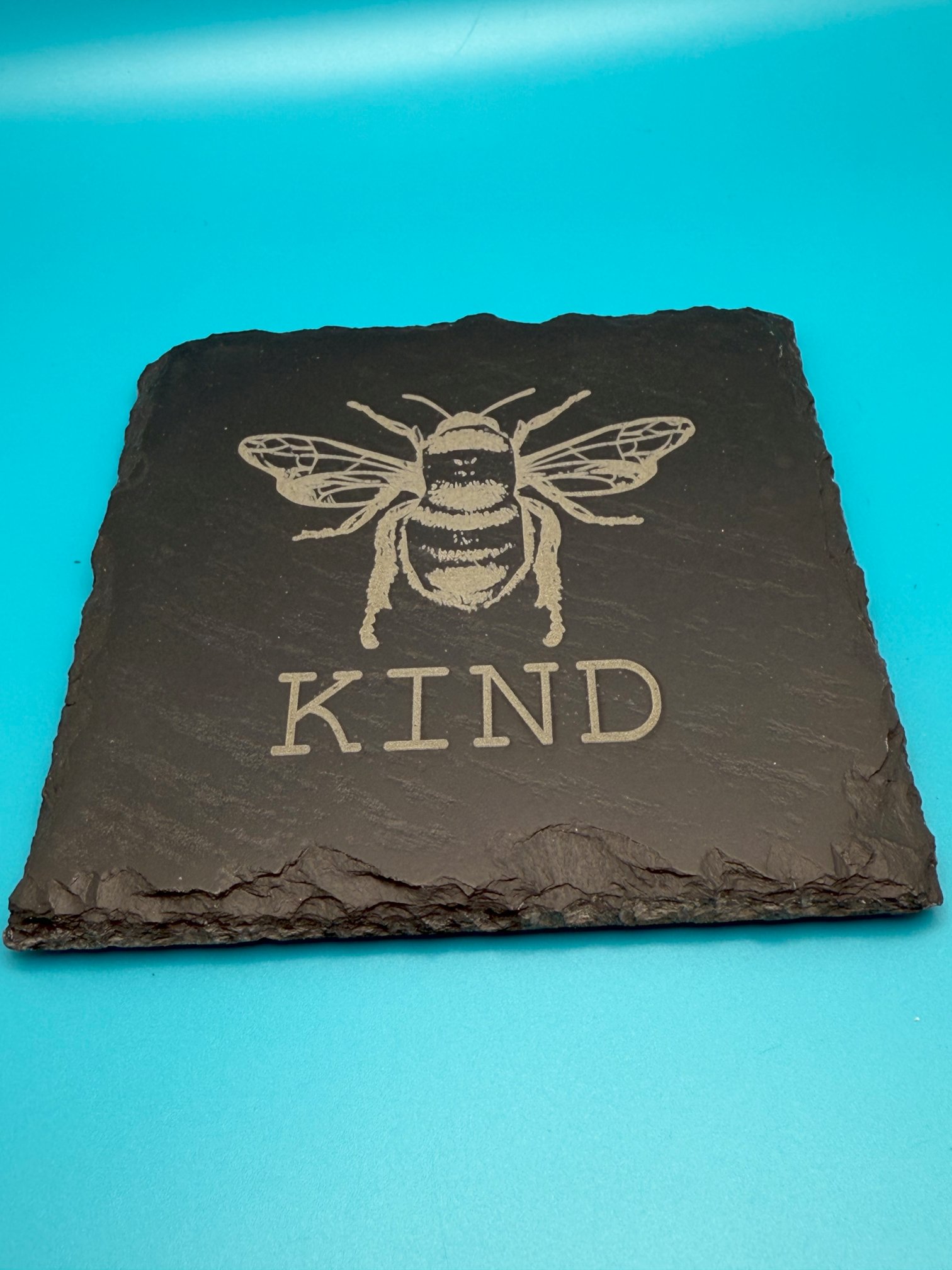 Slate "Bee" Coasters - Individual Coaster product image (3)
