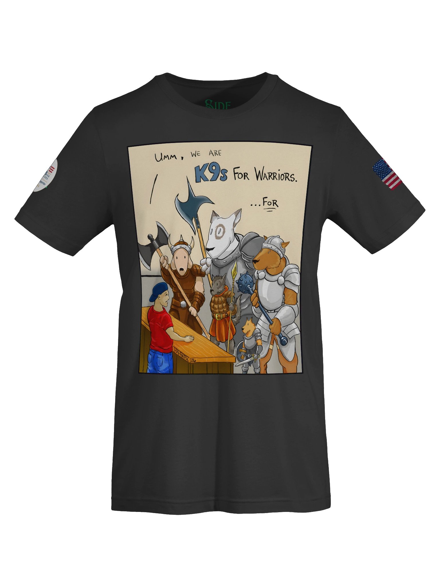 K9s for Warriors Support Shirt Front Image product image (57)
