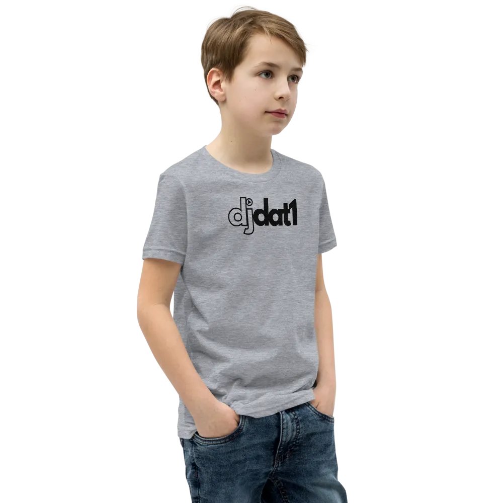 [DJDAT1] Youth T-Shirt (black logo) product image (62)