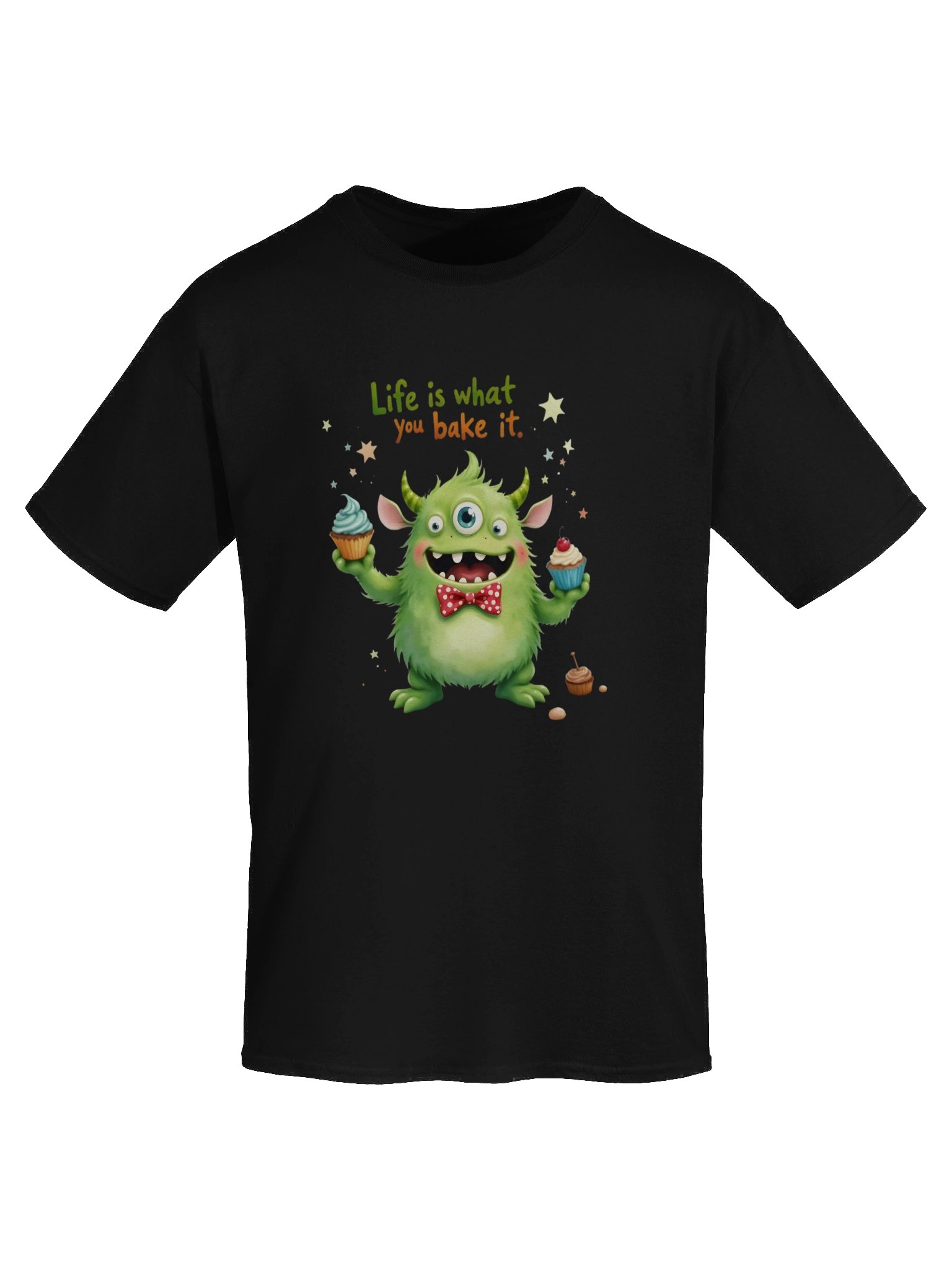"Life is What You Bake It" Funny Baking Monster T-Shirt - Cute Baker Gift for Baking Lovers product image (7)