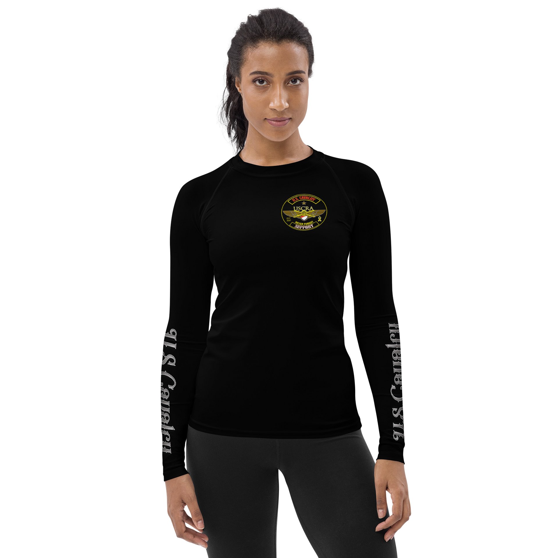 Women's USCRA Long Sleeve SUPPORT "Rash Guard"Tee product image (1)