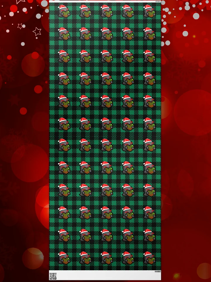Holiday Heart Flannel Wrapping Paper product image (1)
